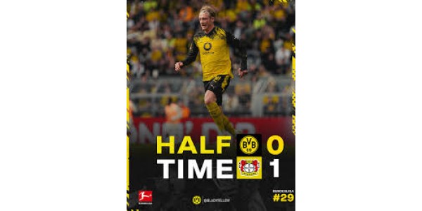 Borussia Dortmund verloor thuis met 0-1 van Bayer 04 Leverkusen.